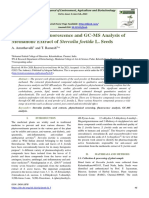 Phytochemical, Fluorescence and GC-MS Analysis of Methanolic Extract of Sterculia Foetida L. Seeds