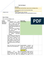 Field Visit Report (02-Dec-2020)