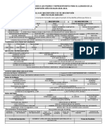 Planilla de Inscripción 2020 Tecnico