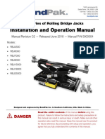 Installation and Operation Manual: RBJ Series of Rolling Bridge Jacks