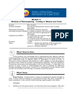 ADM Template Gr.11!12!07132020 Philosophy M4 Methods of Philosophizing Leading To Wisdom - Truth