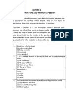 Section 3 Structure and Written Expression