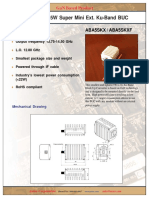 5W Super Mini Ext. Ku-Band BUC: Aba5Skx / Aba5Skxf Key Features