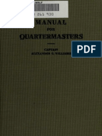 Manual For The Quartermasters Department 1916