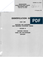 USAREUR PAM 30-60-1 Identification Guide Part One Weapons and Equipment East European Communist Armies Volume III Armored Vehicles, Tanks and Self-Propelled Artillery (15 Feb 1973)