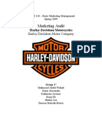 Harley Davidson Marketing Audit