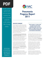 IVAC 2011 Pneumonia Progress Report