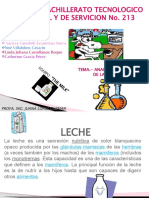 Analisis Quimicos de La Leche