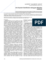 Condition Assessment of Power Transformer Using Gas Detection Methods