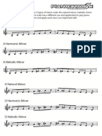 36 Minor Scales