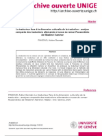 Analyse Comparée Des Traductions Francaise Et Russe Du Roman Russendisko