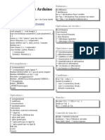 Aide-Memoire Arduino