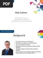 Risk Culture - IRM 2