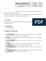 PRC-PRO-001 - Procedimiento de Elaboracin y Control de Documentos y Registros