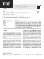 Investment in Renewable Energy Considering Game Theory and Wind-Hydro Diversification