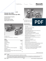 Válvulas Direcionais 4/2 e 4/3 Pilotadas Tipo 4WEH... Pilotadas Externamente Tipo 4WH..