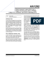 Sensorless Field Oriented Control (FOC) For A Permanent Magnet Synchronous Motor (PMSM) Using A PLL Estimator and Field Weakening (FW)