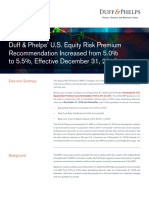 Duff and Phelps Equity Risk Premium