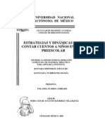 Estrategias para Contar Cuentos A Niños de Preescolar