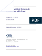 Rational Method Hydrologic Calculations With Excel-R1