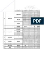 Price List