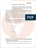 Organic Chemistry - Chapter Revision: Organic Chemistry. It Is A Separate Branch of Chemistry