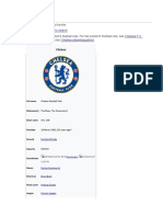 Chelsea F.C.: Jump To Navigation Jump To Search