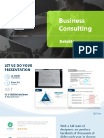 Powerpoint Template Creative Deloitte