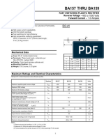 Datasheet - Dioda BA157... 159