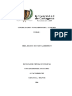 Unidad 1 Generalidades y Fundamentos de La Economia