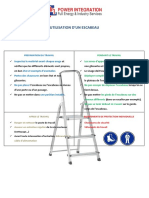 Utilisation D'un Escabeau