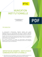 Communication Institutionnelle Iftic-1