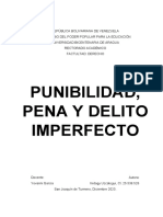 Punibilidad Pena y Delito Imperfecto