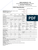 Citric Acid Anhydrous RZBC (JUXIAN) CO., LTD PDF