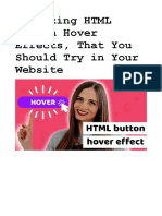 Button Hover Effects