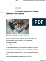 Comment Faire Votre Premier Robot en Utilisant Une Arduino