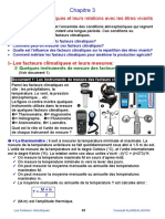 Chapitre 3 SVT Facteurs Climatiques