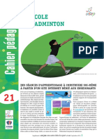 Cahier Pédagogique Badminton