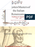 Forgotten Masters of The Italian Renaissance