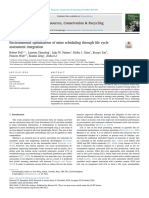 2019 - Environmental Optimisation of Mine Scheduling Through Life Cycle Assessment Integration