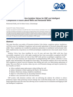 SPE-175817-MS Case Studies of Formation Isolation Valves For ESP and Intelligent Completions in Multi-Lateral Wells and Horizontal Wells