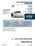 Service Manual: HDR-CX100/CX100E/CX105E/ CX106E/CX120