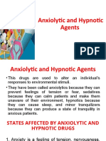 Anxiolytic and Hypnotic Agents