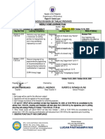 Schools Division of Tarlac Province: Weekly Home Learning Plan