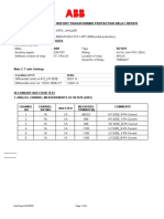 Commissioning Test Report-Transformer Protection Relay Ret670