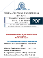 Pharmaceutical Engineering