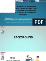 Fluid Consumption, Hydration Status and Its Associated Factors - A Cross Sectional Study Among Medical Students in Palembang, Indonesia