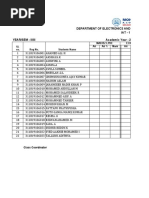 Format For Att and Marks IAT1