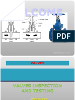 Valves and Valves Inspection & Testing