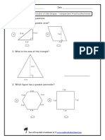 Answer The Following Questions: 1. Which Figure Has A Greater Area?